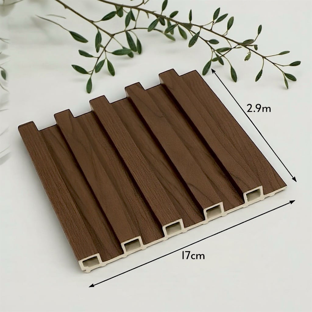 חיפוי קיר פולימרי קלאסי אגוז יוקרתי P125 17/290- במלאי!!