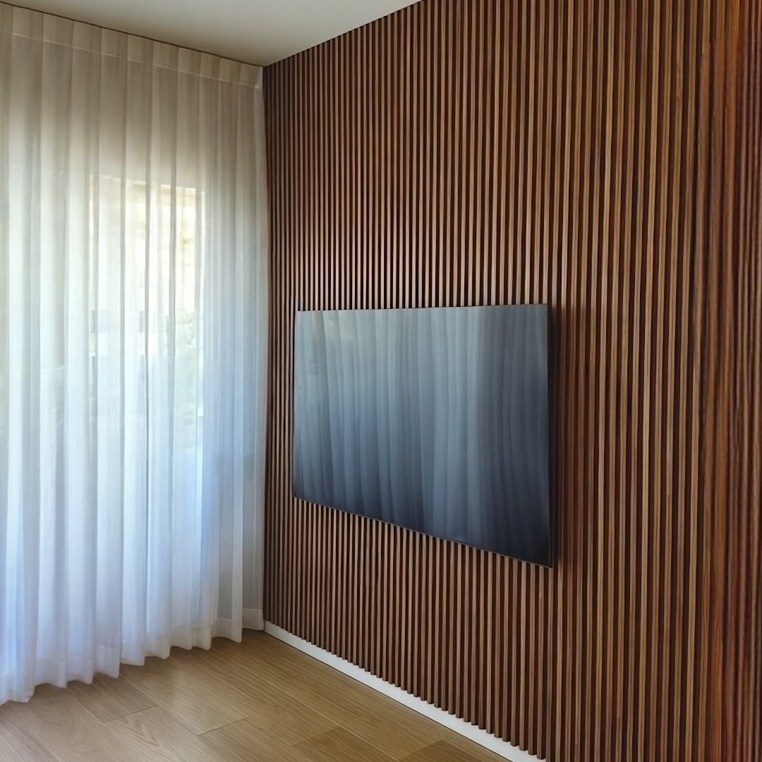 חיפוי קיר פולימרי קלאסי אגוז יוקרתי P125 17/290- במלאי!!