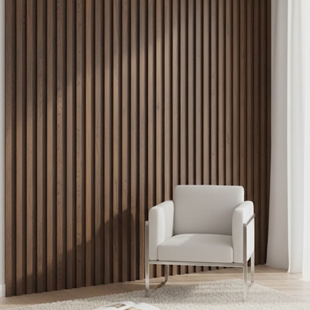 חיפוי קיר פולימרי קלאסי אגוז יוקרתי P125 17/290- במלאי!!