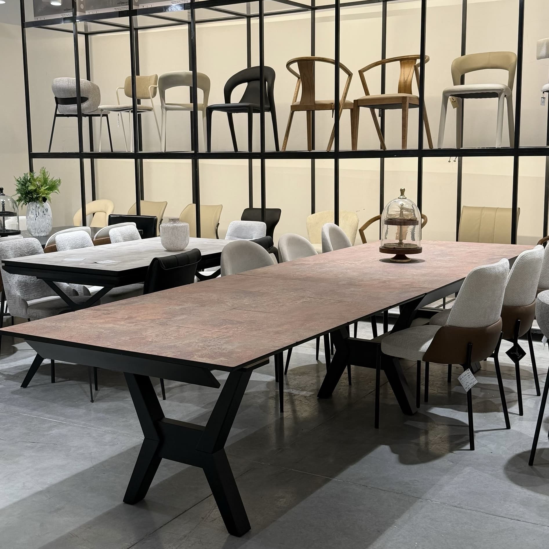 פינת אוכל מעוצבת דגם רויאל 200/110 - חיסול!!