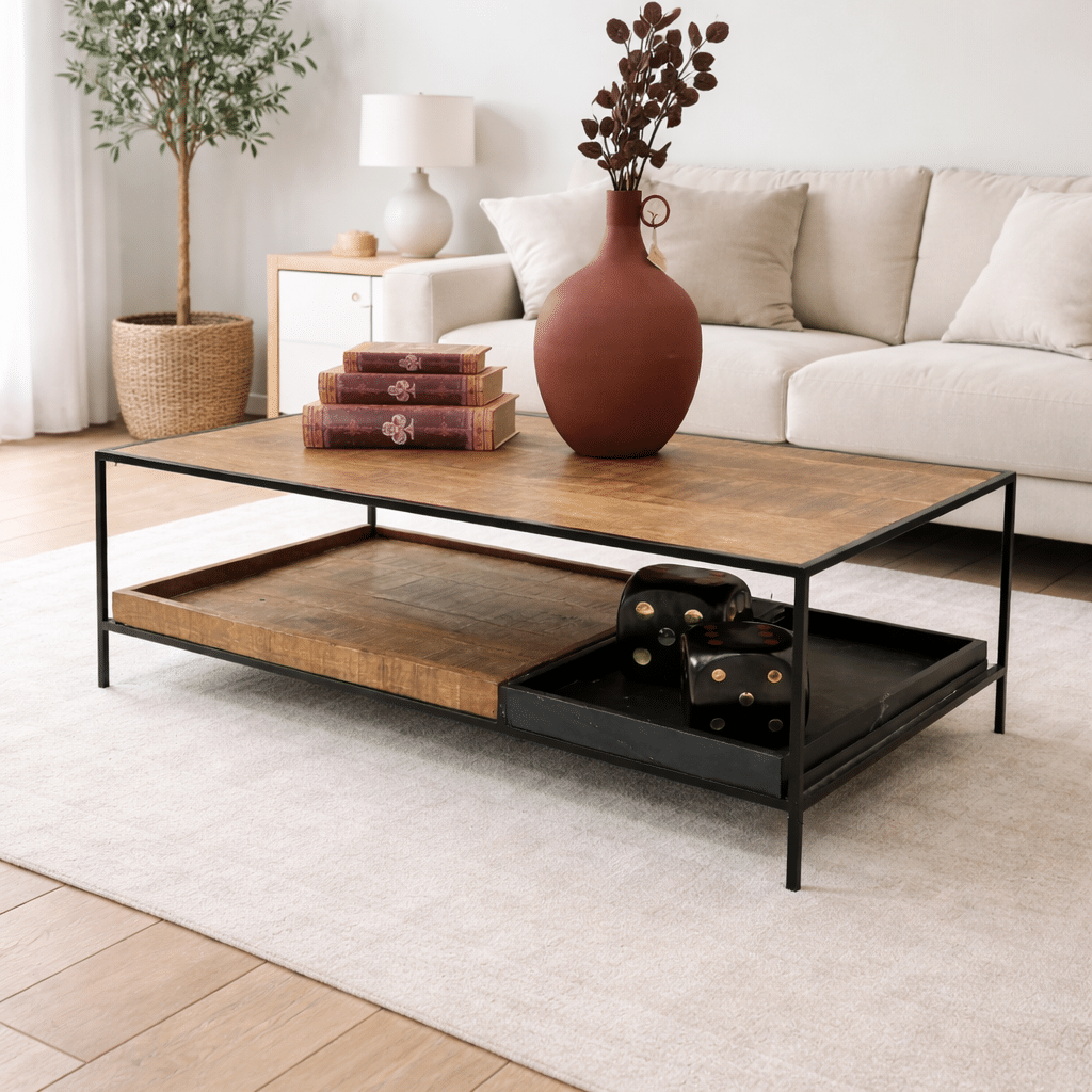 שולחן סלון מעוצב דגם קופי טייבל | בעיצוב אישי