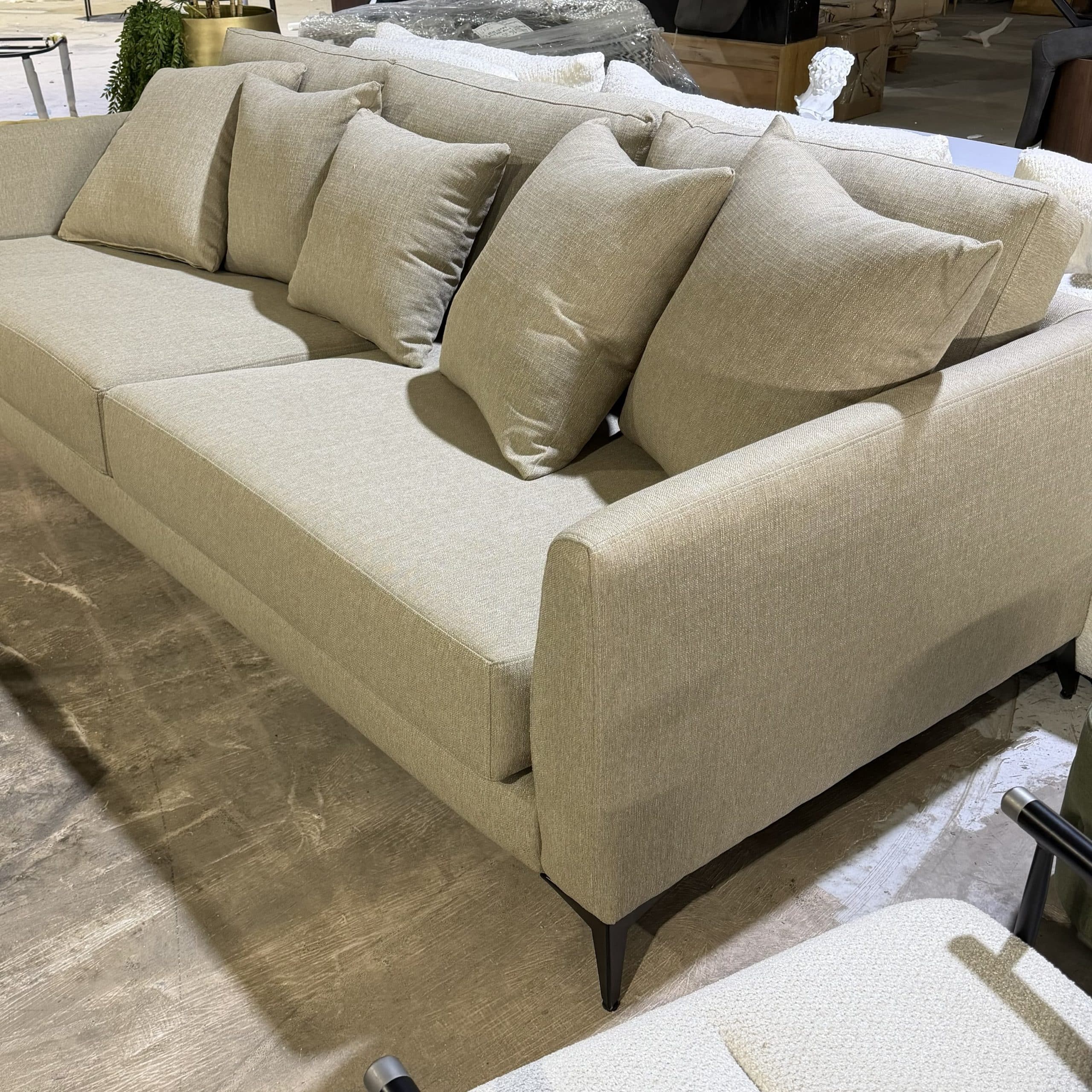 ספה מפנקת דגם דולי גוון ירקרק 260/110 ס״מ - חיסול מעודפים! ספה מפנקת דגם דולי גוון ירקרק 260/110 ס״מ - חיסול מעודפים!