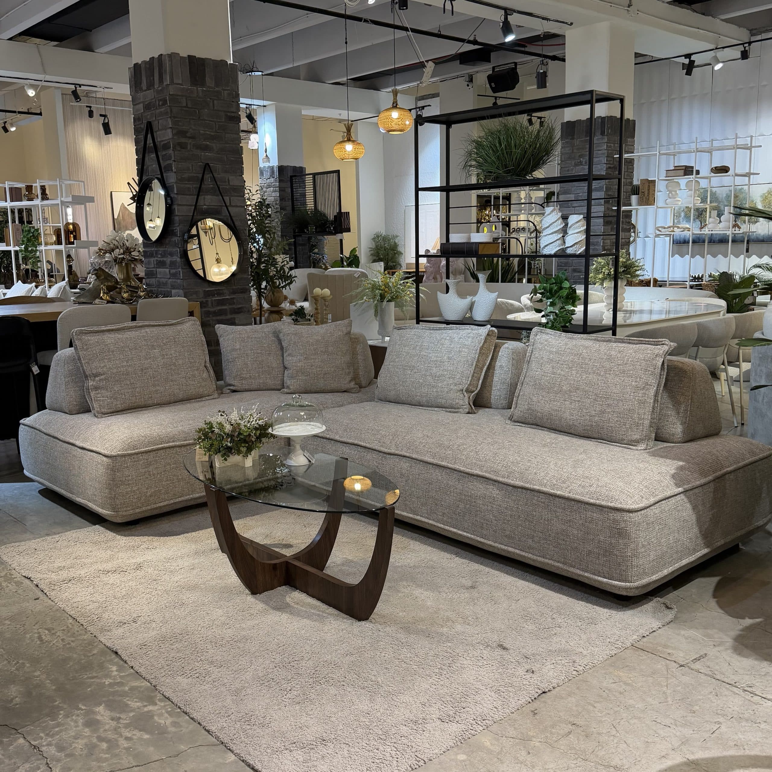 ספה פינתית ימין / שמאל מודולרית דגם מייסון אריג מוקה ווילד נטורל - קולקציה חדשה! ספה פינתית ימין / שמאל מודולרית דגם מייסון אריג מוקה ווילד נטורל - קולקציה חדשה!