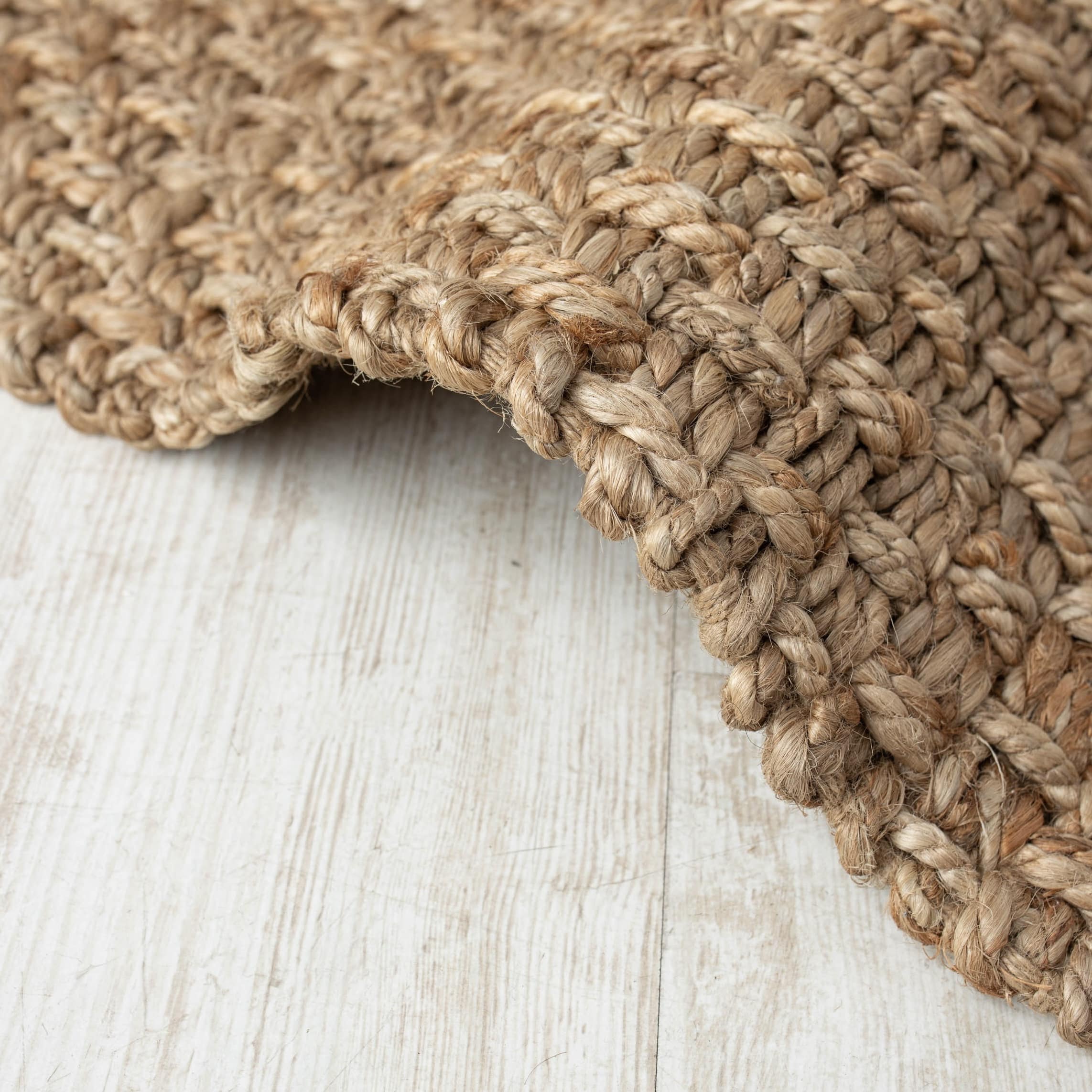 שטיח כפרי מעוצב חבל דגם גבע שטיח כפרי מעוצב חבל דגם גבע