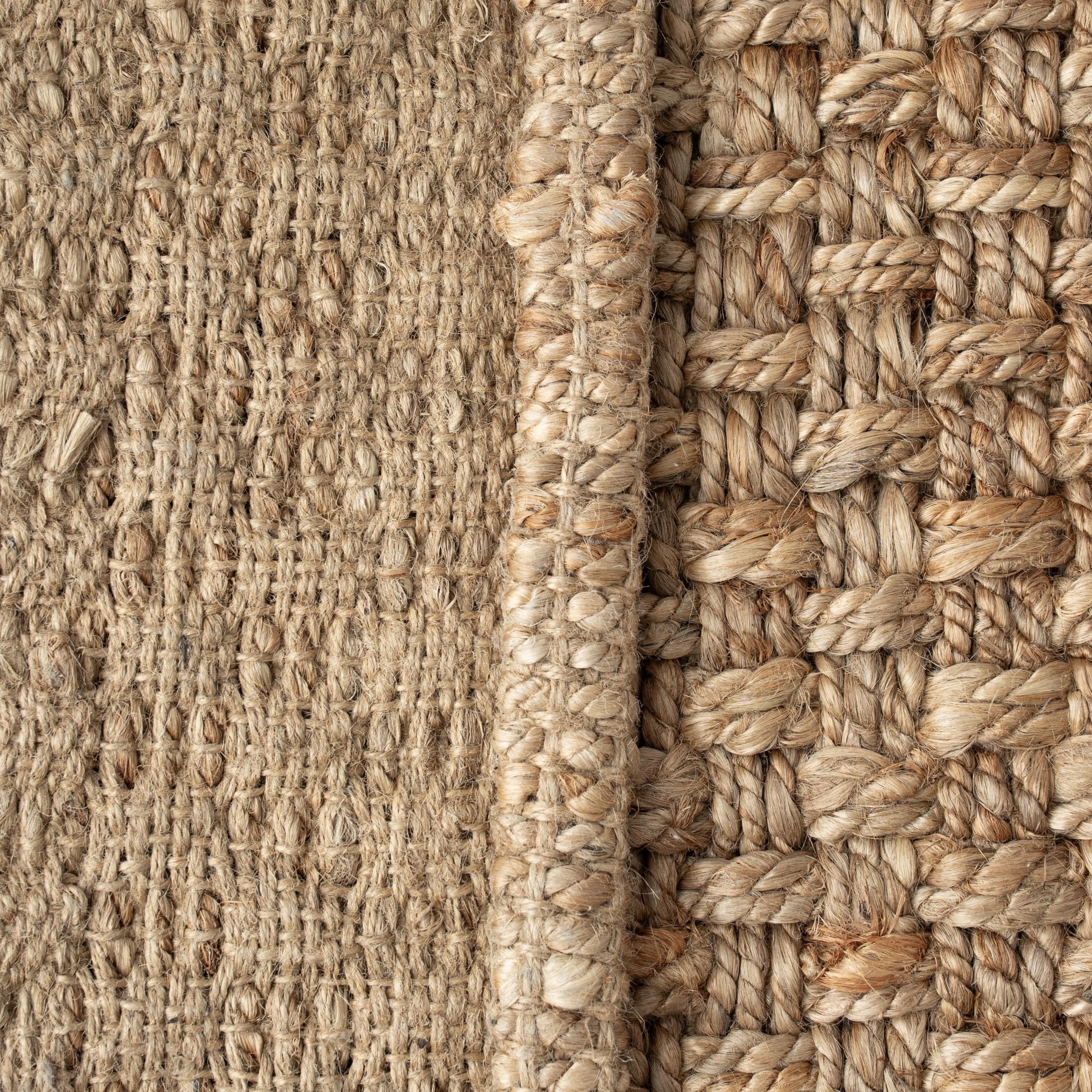 שטיח כפרי מעוצב חבל דגם גבע שטיח כפרי מעוצב חבל דגם גבע