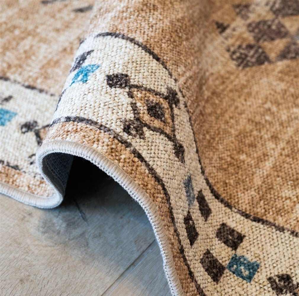 שטיח וינטג׳ מעוצב דגם לורד בהיר