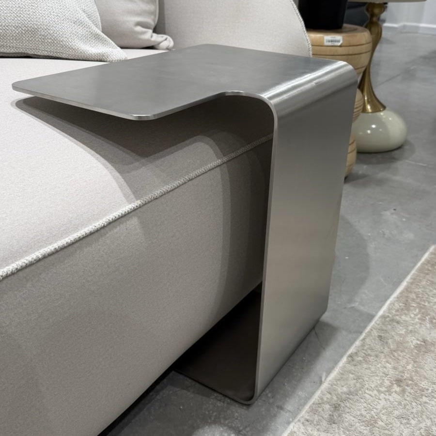 נשכן מלבני יוקרתי נירוסטה מוברש דגם סופיטל