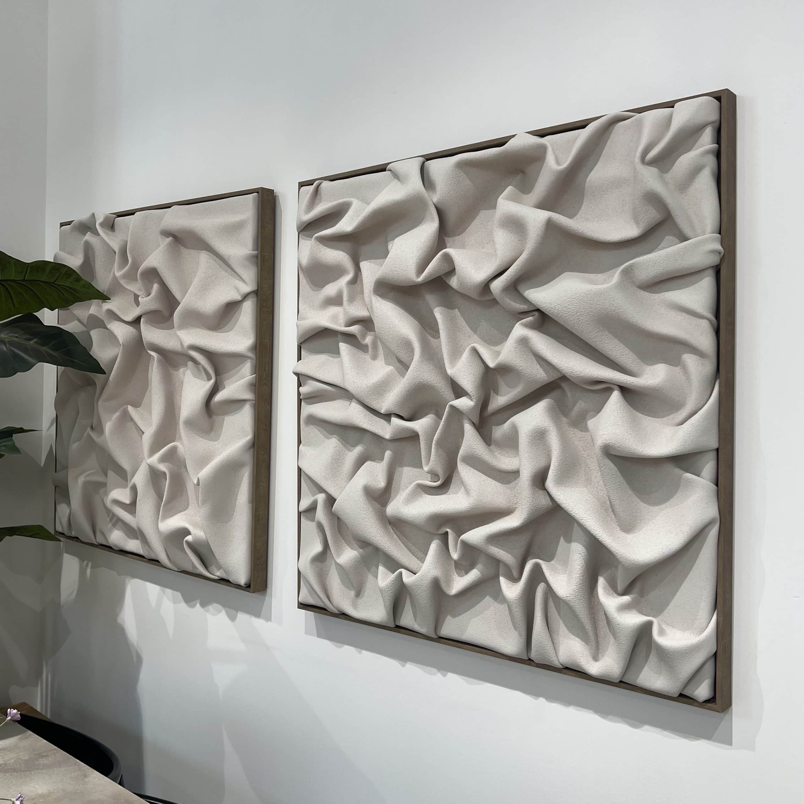 תמונה מעוצבת דוגמא כיווצים גוון בז 80/80 ס״מ דגם סופיה תמונה מעוצבת דוגמא כיווצים גוון בז 80/80 ס״מ דגם סופיה