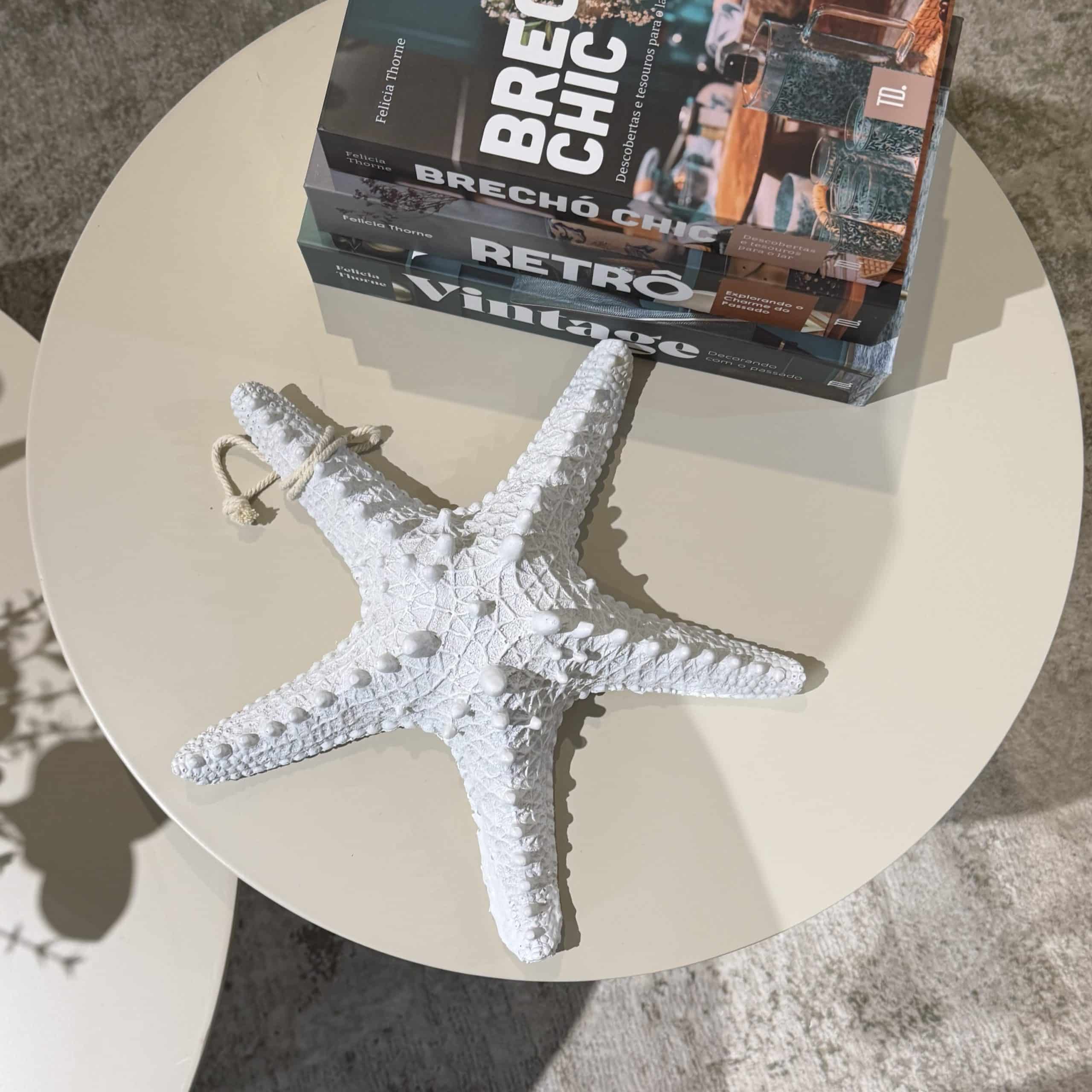 כוכב ים דקורטיבי לבן שבור דגם סופיה