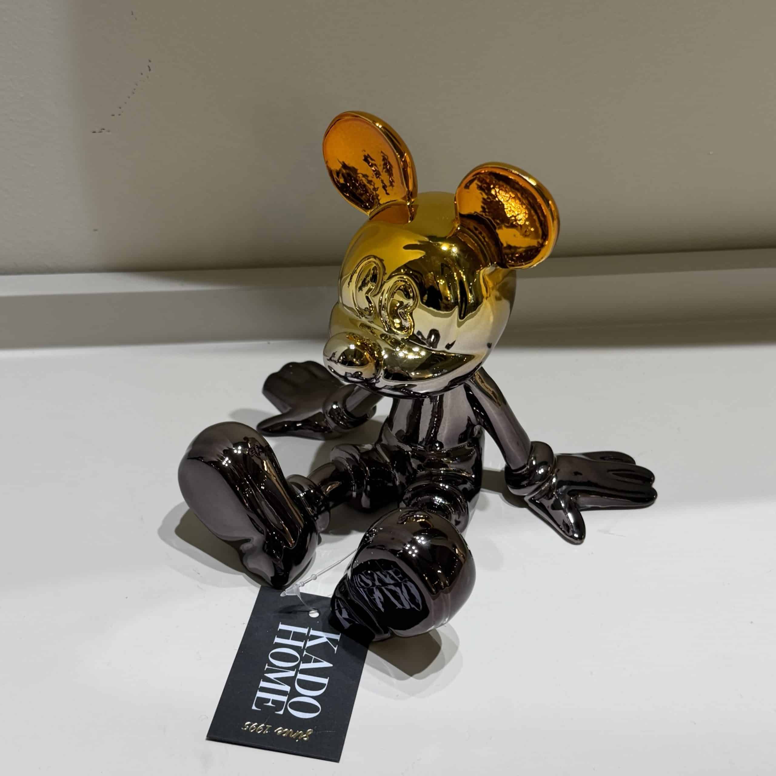 פסל מיקי מאוס יושב אומברה מטאלי כסף וזהב 13 ס״מ דגם סופיה פסל מיקי מאוס יושב אומברה מטאלי כסף וזהב 13 ס״מ דגם סופיה
