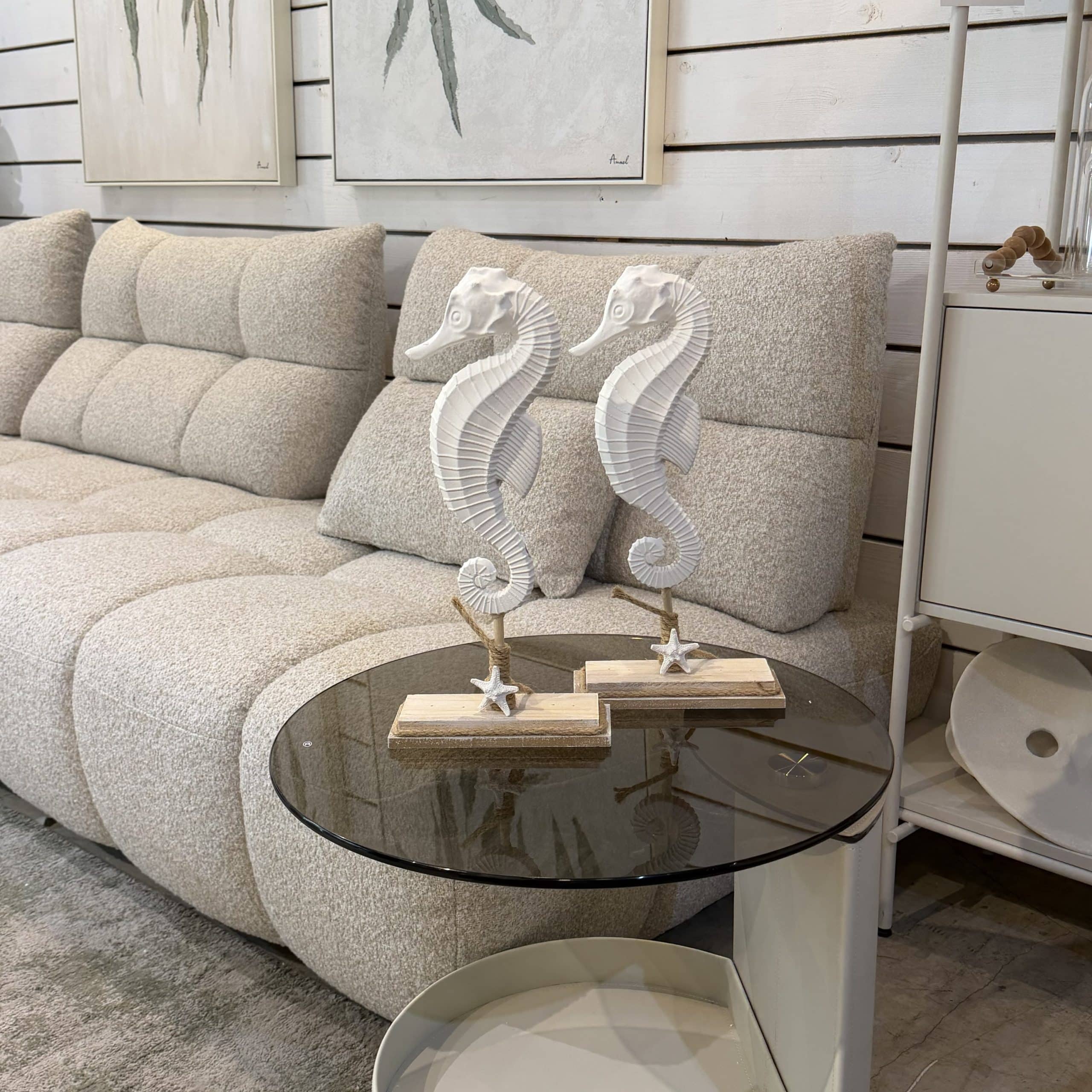 סוס ים דקורטיבי על מעמד גדול דגם סופיה