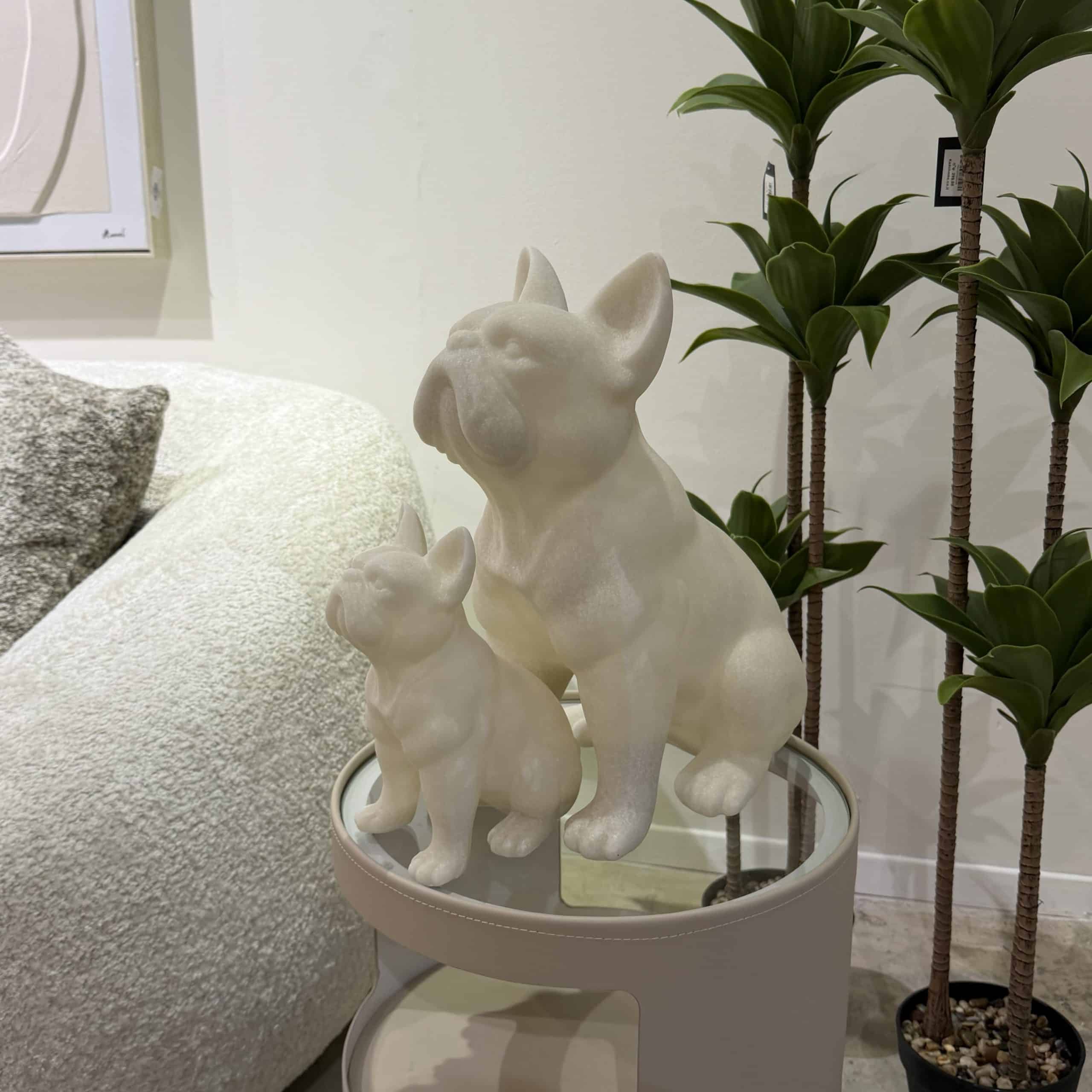 פסל בולדוג אבן גדול / קטן דגם סופיה