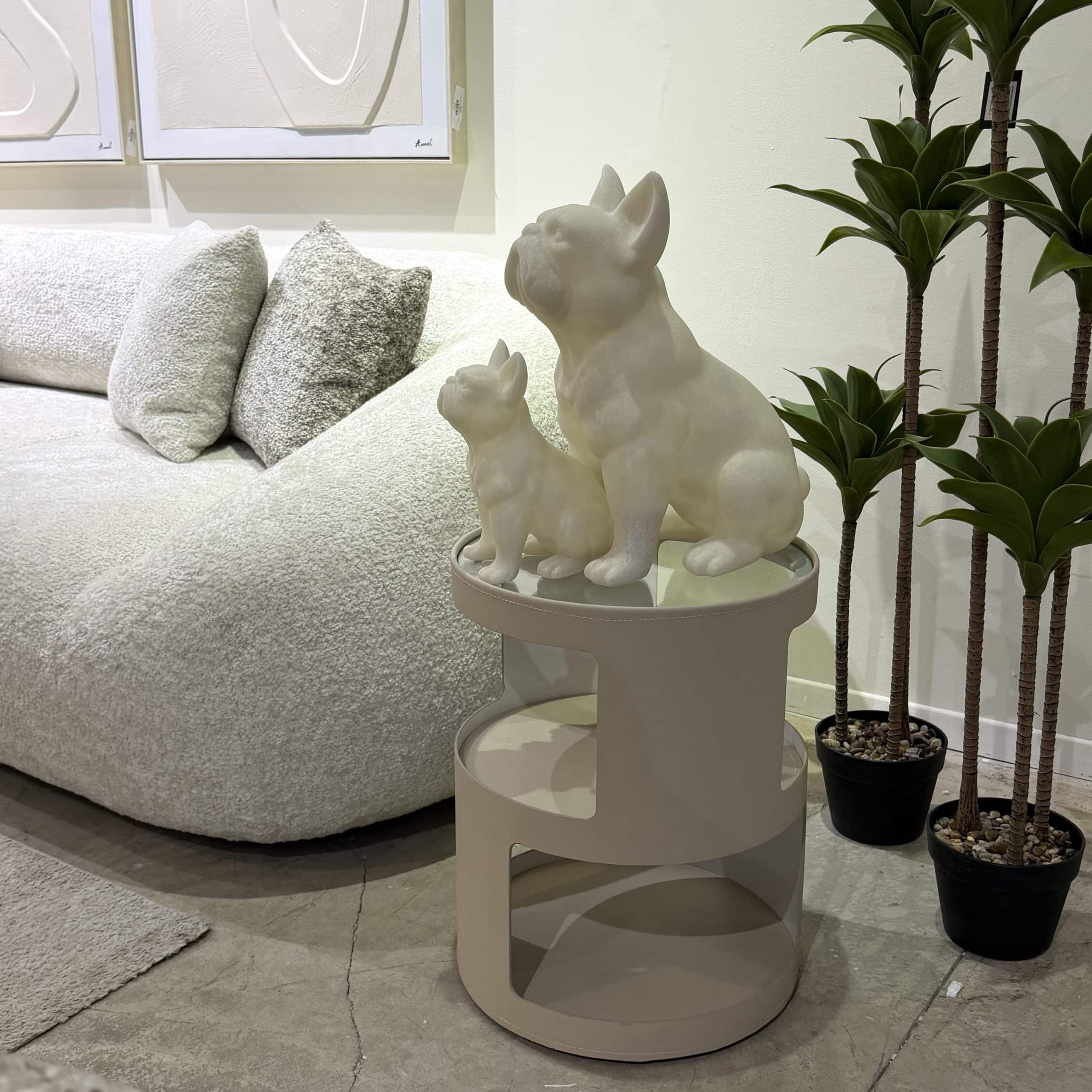 פסל בולדוג אבן גדול / קטן דגם סופיה