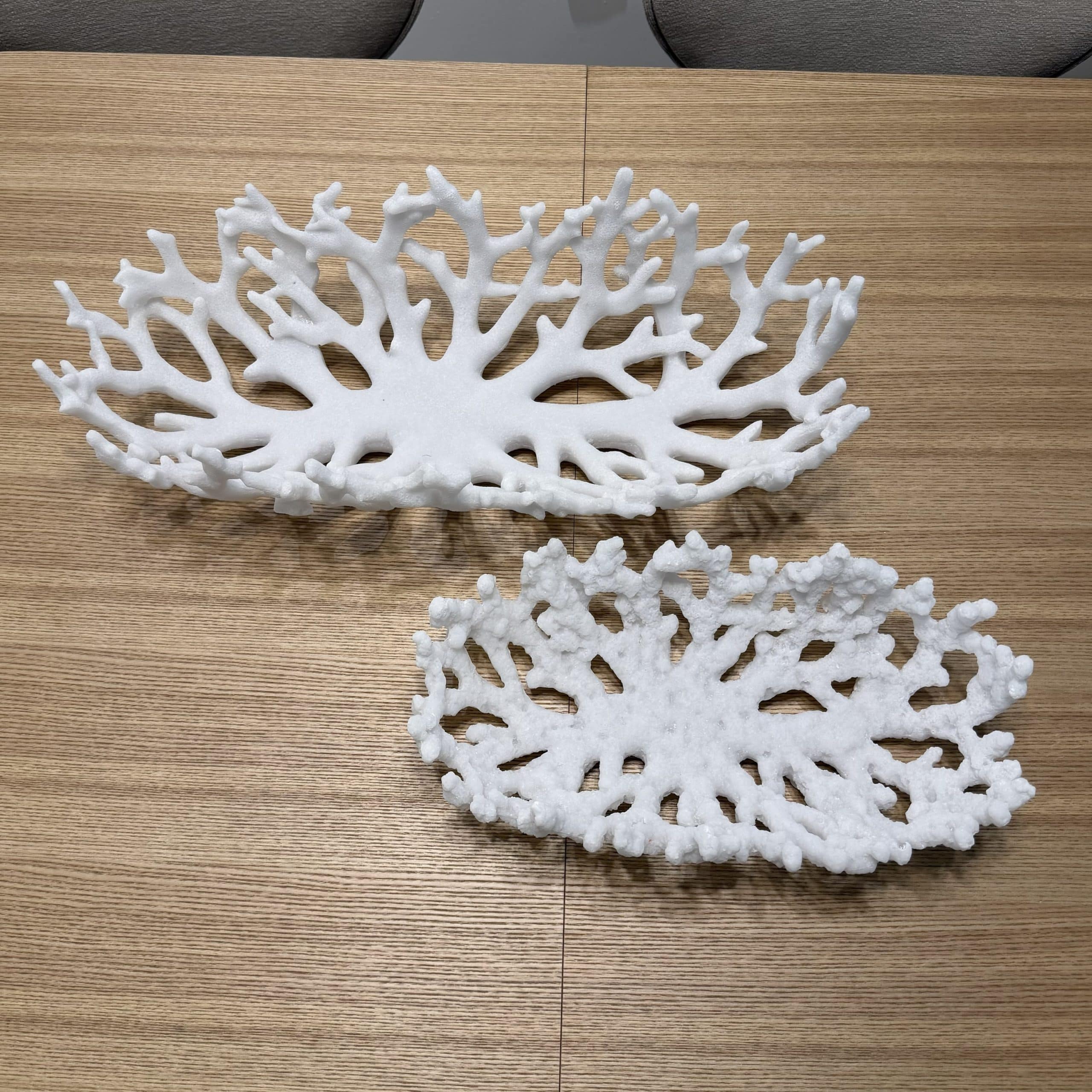 קערה דקורטיבית אלמוג אבן גדולה / קטנה דגם סופיה