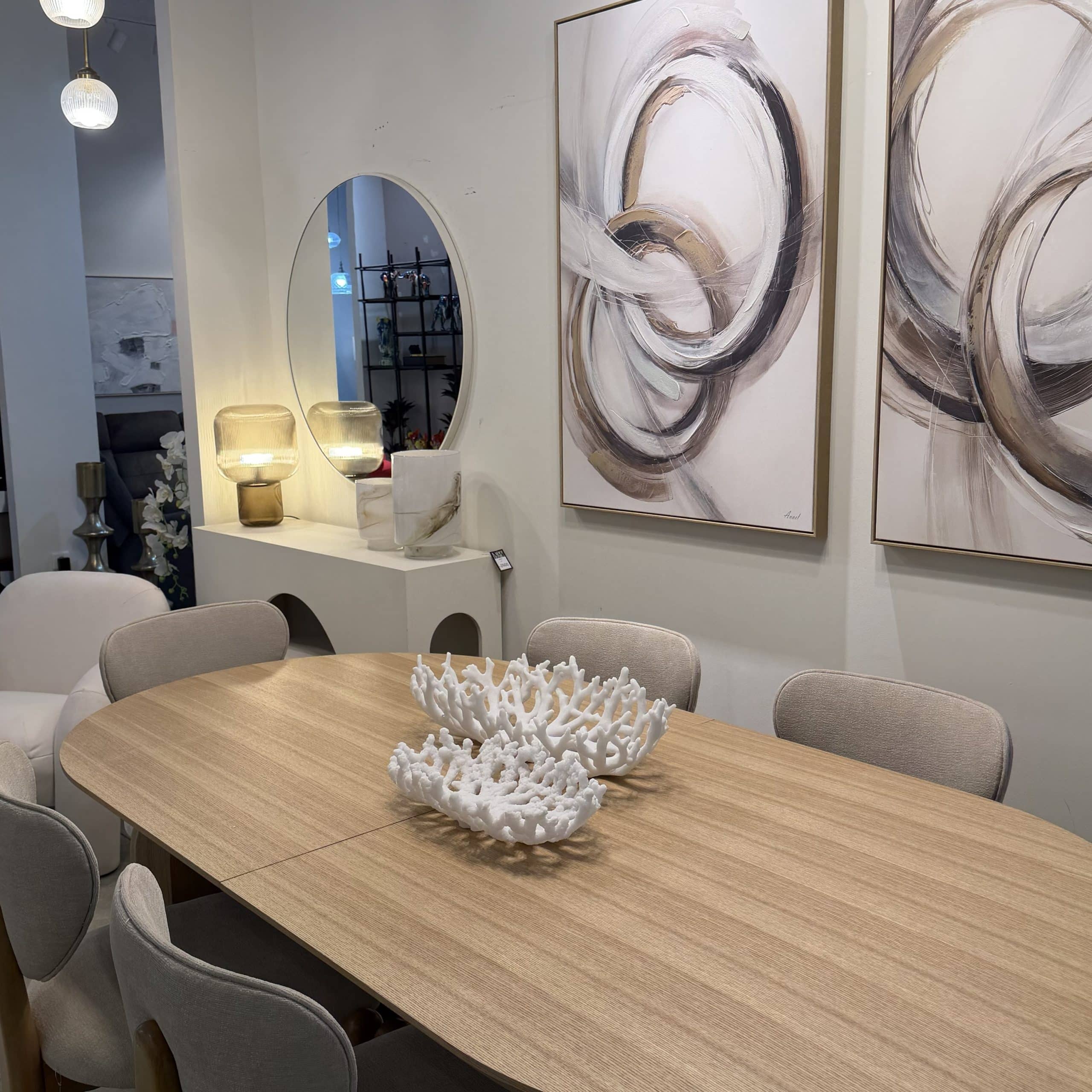 קערה דקורטיבית אלמוג אבן גדולה / קטנה דגם סופיה