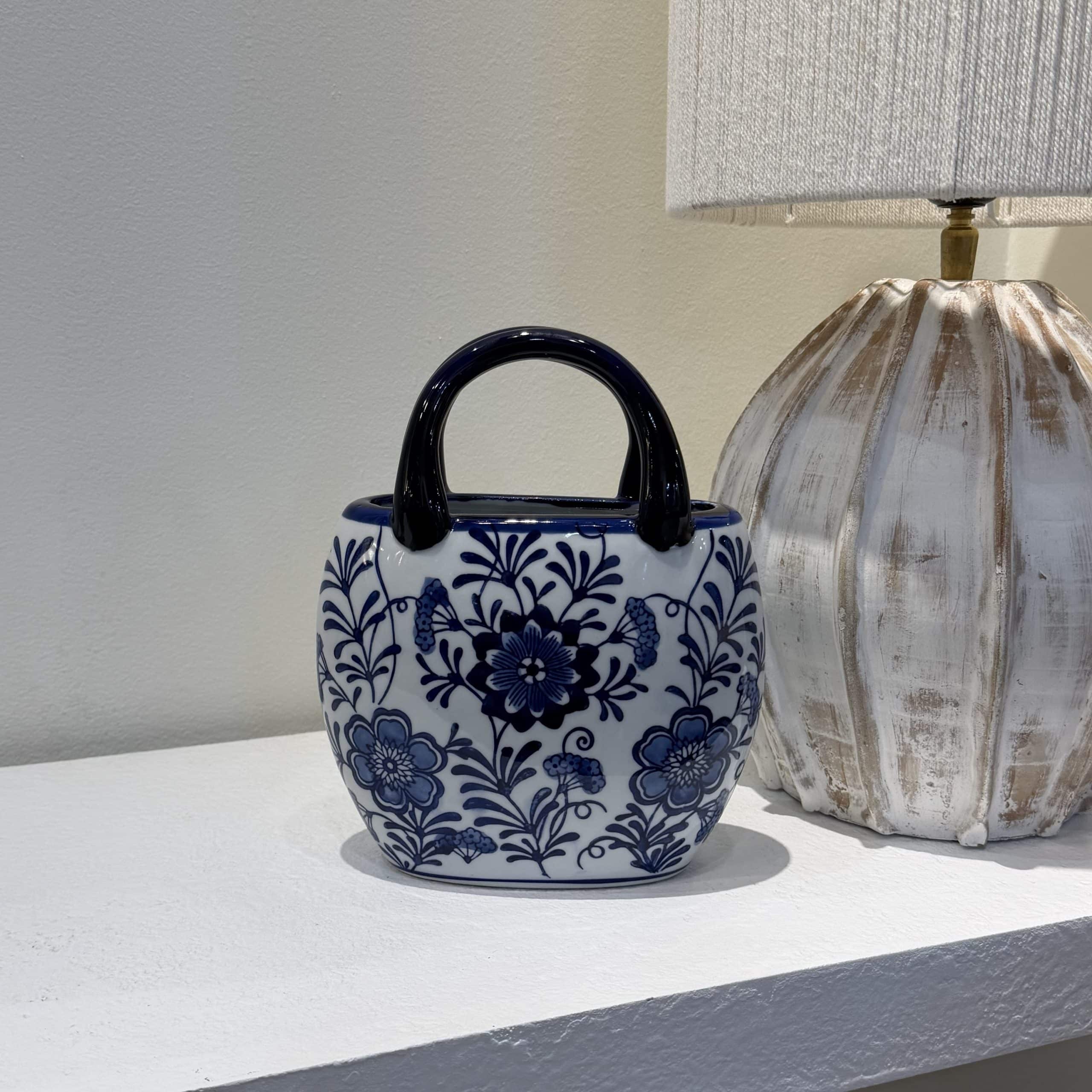 תיק דקורטיבי מעוטר אזול 18/9/21 ס״מ דגם סופיה