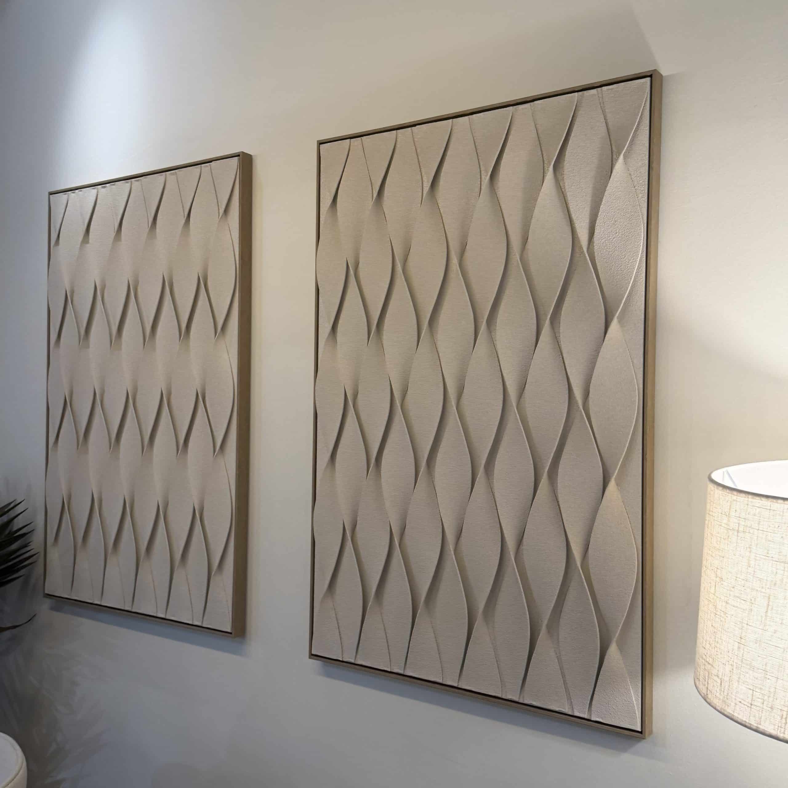 תמונה מעוצבת דוגמא גלים זיגזג 80/120 ס״מ גוון בז דגם סופיה תמונה מעוצבת דוגמא גלים זיגזג 80/120 ס״מ גוון בז דגם סופיה