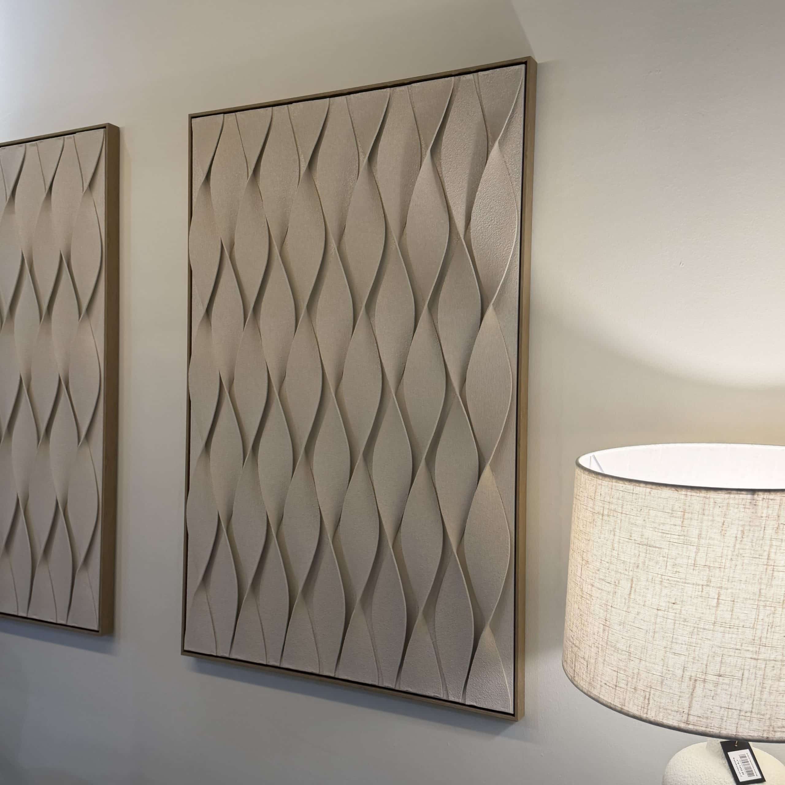 תמונה מעוצבת דוגמא גלים זיגזג 80/120 ס״מ גוון בז דגם סופיה תמונה מעוצבת דוגמא גלים זיגזג 80/120 ס״מ גוון בז דגם סופיה