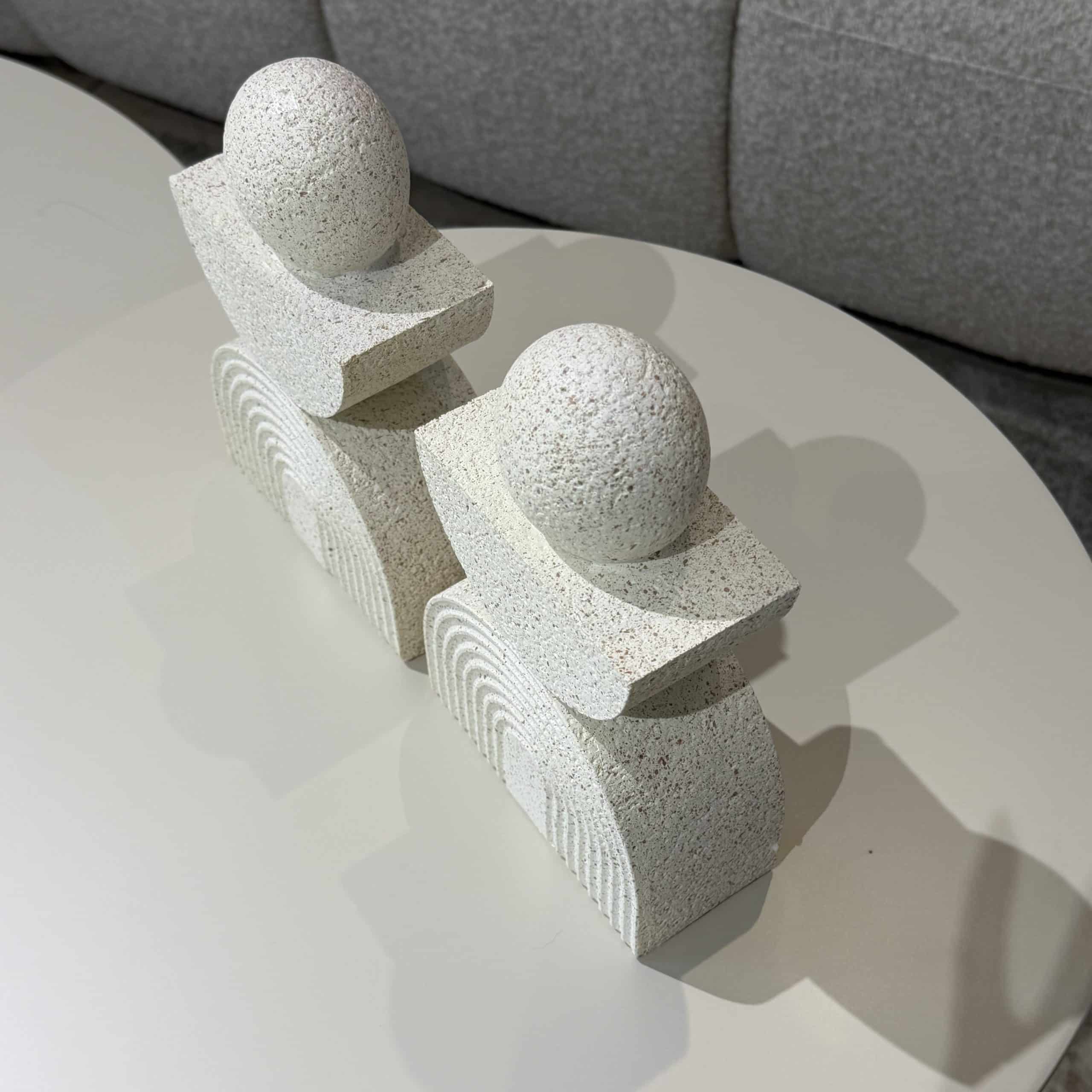 דקורציה חצי עיגול חריצים קשת טופ עיגול 21 ס״מ דגם סופיה