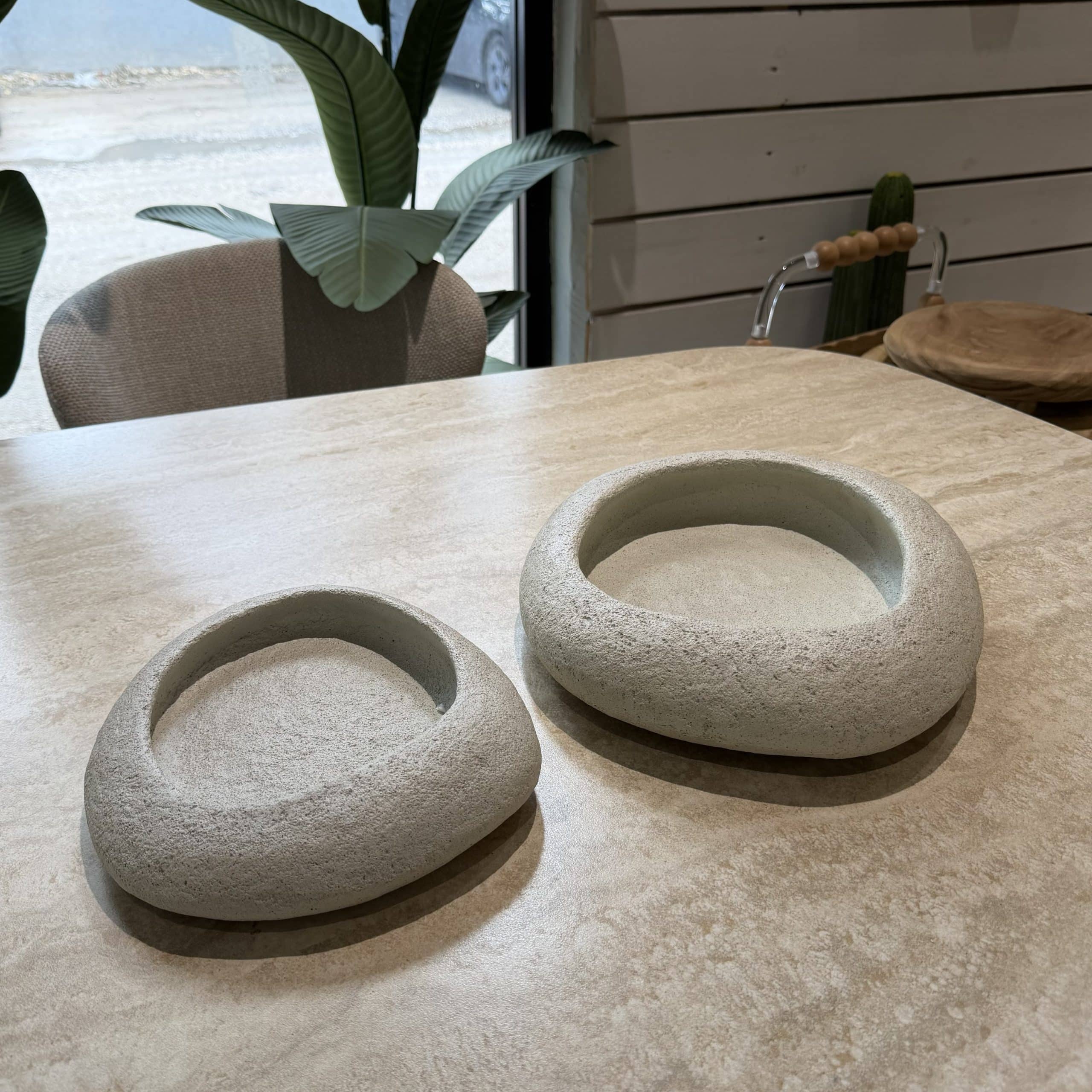 קערה מעוצבת אבן גדולה / קטנה דגם סופיה