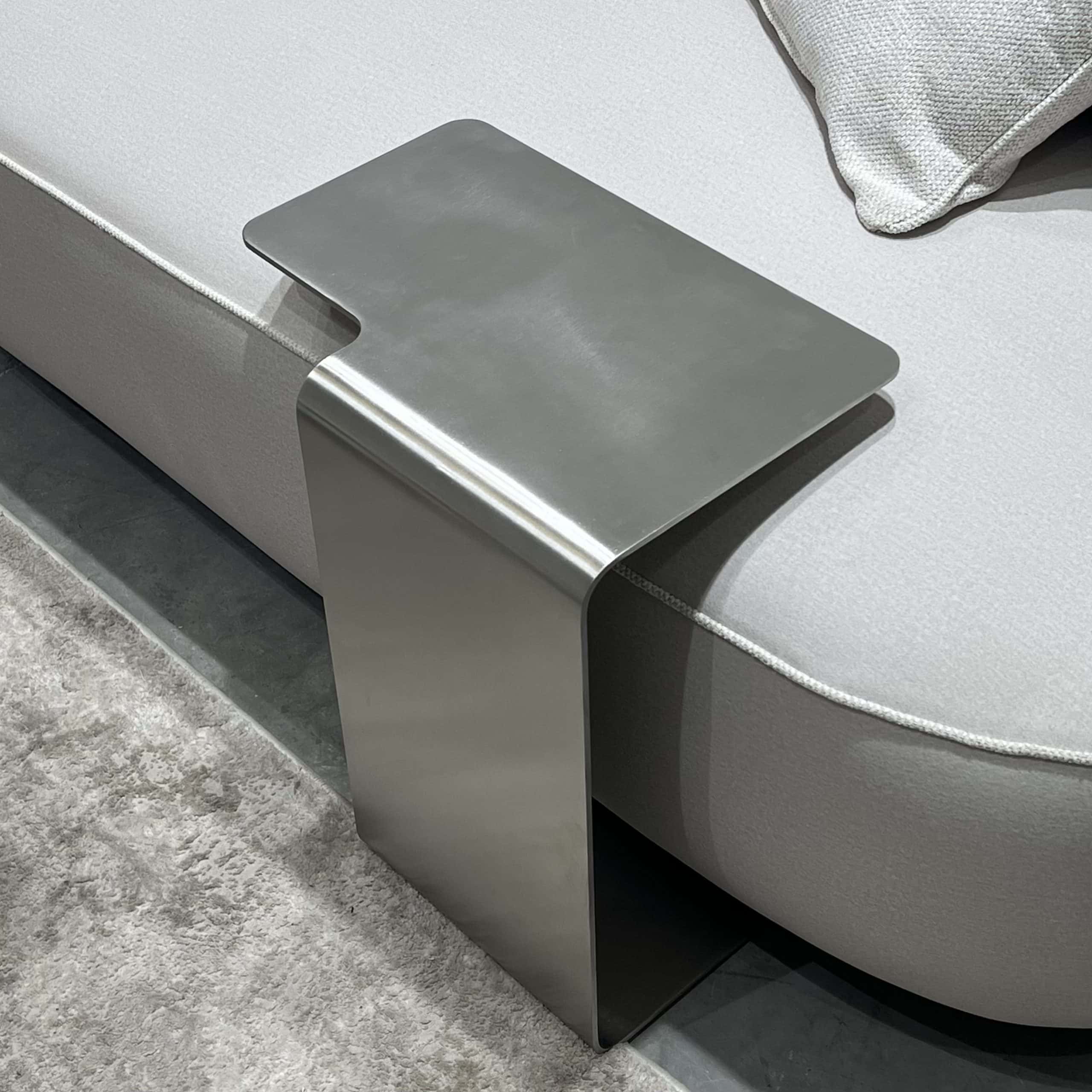 נשכן מלבני יוקרתי נירוסטה מוברש דגם סופיטל