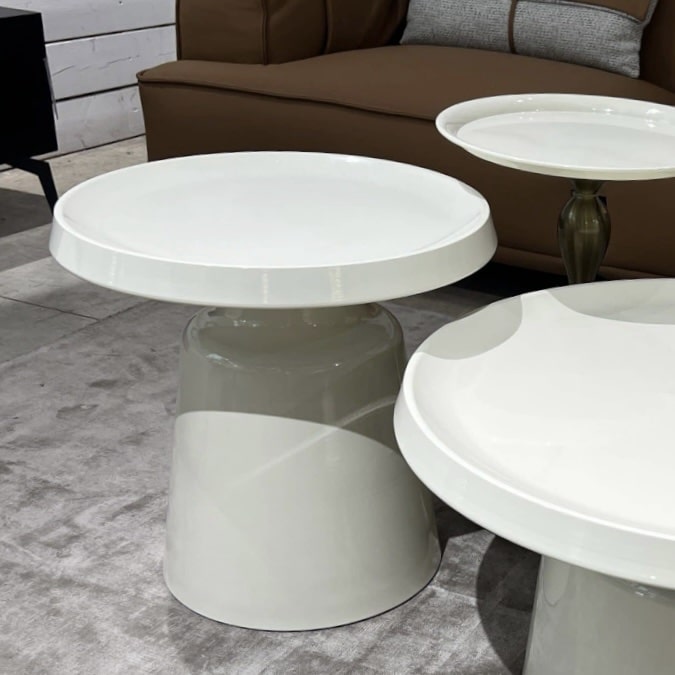 שולחן צד מעוצב קלין סאנד 50/47 ס״מ דגם סופיטל