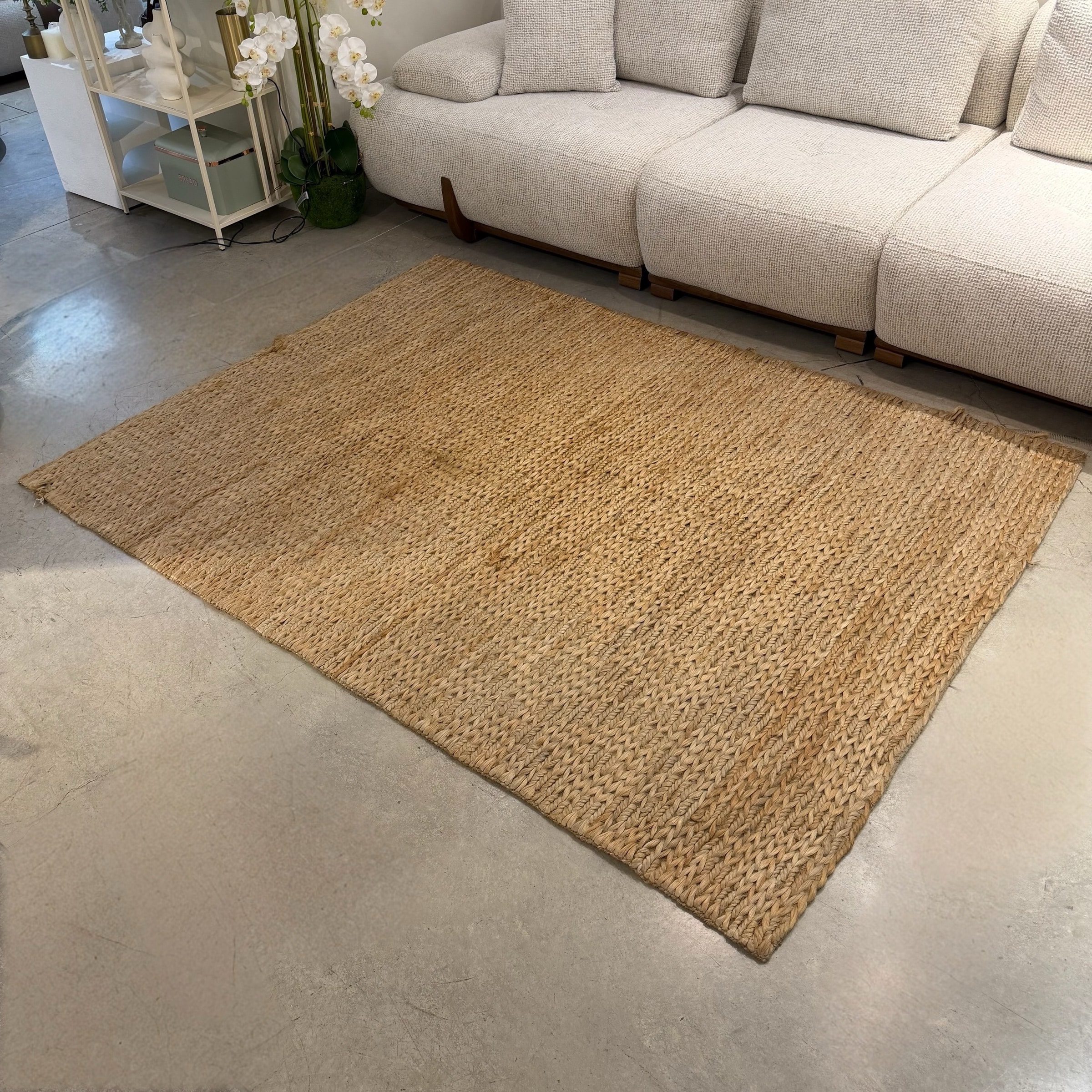 שטיח מעוצב חבל דגם צמה 170/220 - חיסול! שטיח מעוצב חבל דגם צמה 170/220 - חיסול!