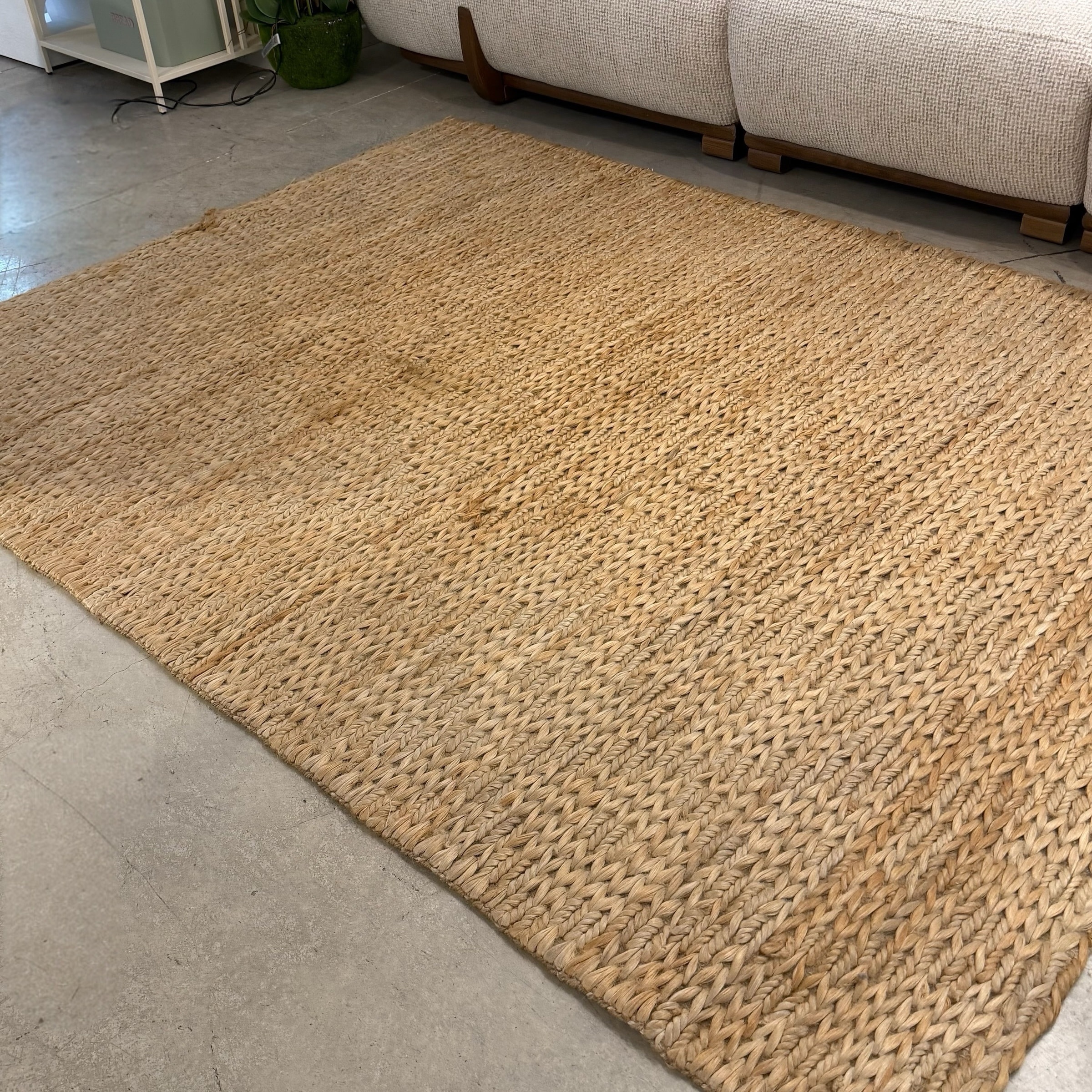 שטיח מעוצב חבל דגם צמה 170/220 - חיסול! שטיח מעוצב חבל דגם צמה 170/220 - חיסול!