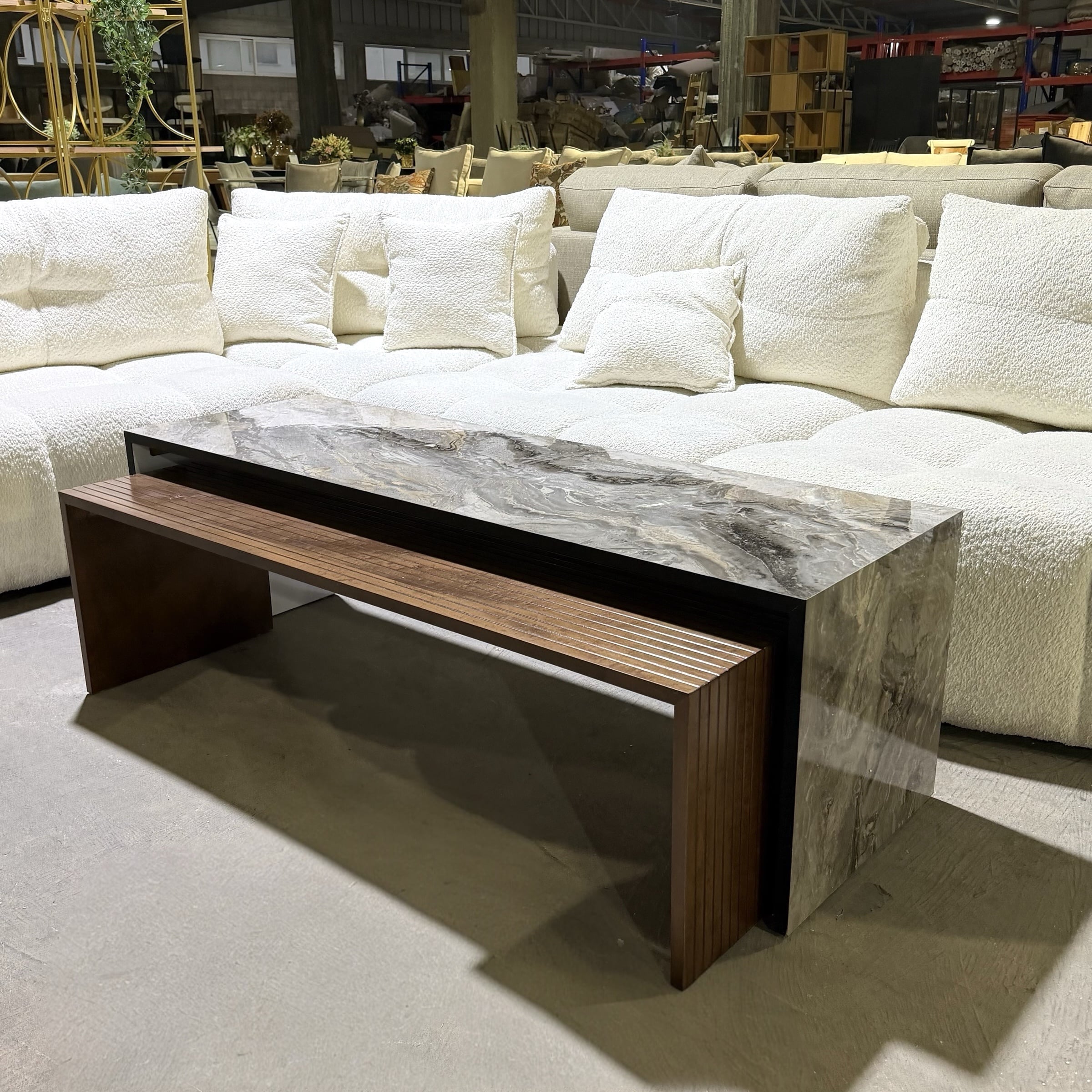 סט שולחנות סלון מעוצבים דגם שאטו - חיסול עודפים!!