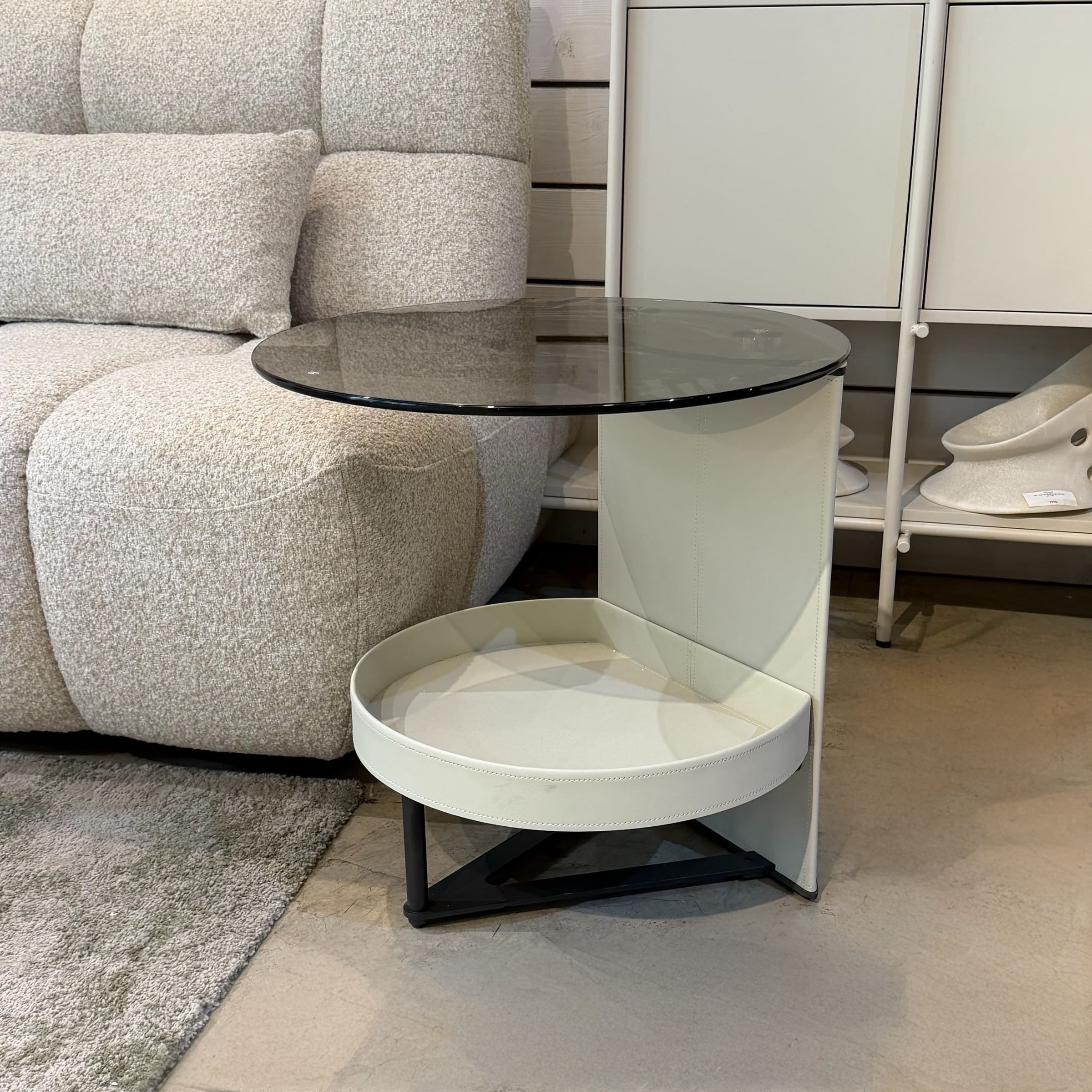 נשכן יוקרתי זכוכית דמוי עור אבן מגש פתוח דגם סופיטל