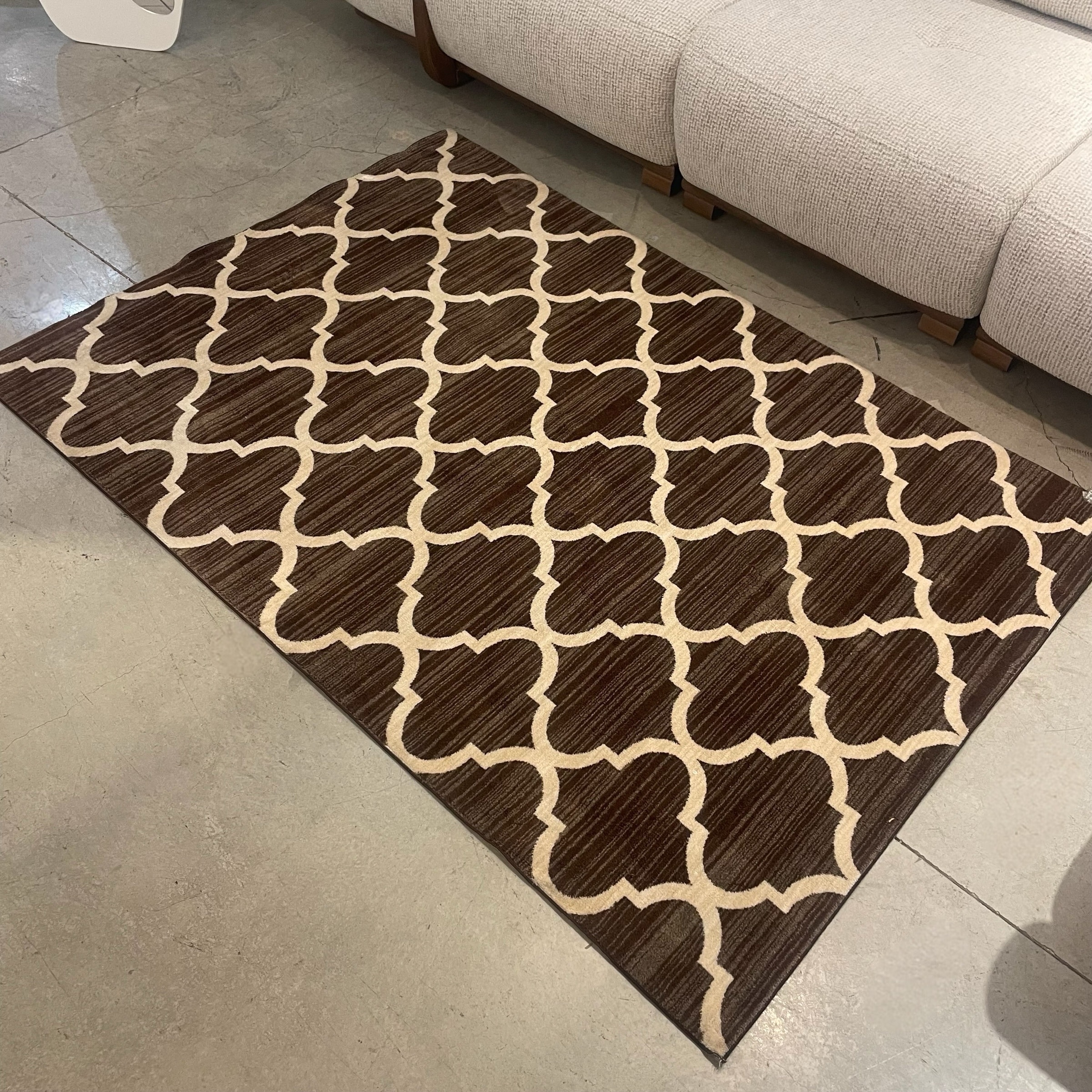 שטיח מעוצב חום קרם 120/170 דגם אריזונה שטיח מעוצב חום קרם 120/170 דגם אריזונה