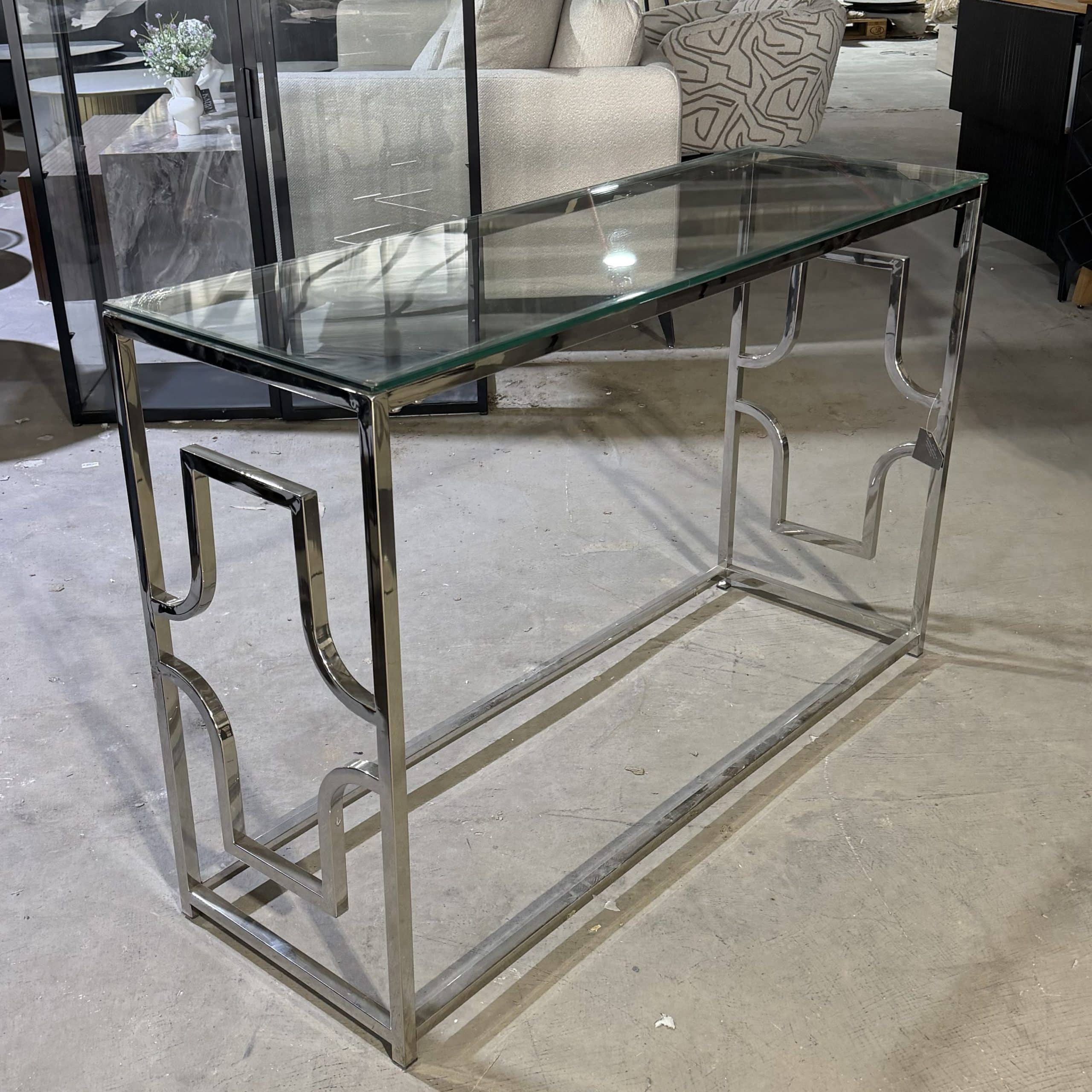 קונסולה מעוצבת דגם 053-ECT ניקל - חיסול אחרונה! קונסולה מעוצבת דגם 053-ECT ניקל - חיסול אחרונה!