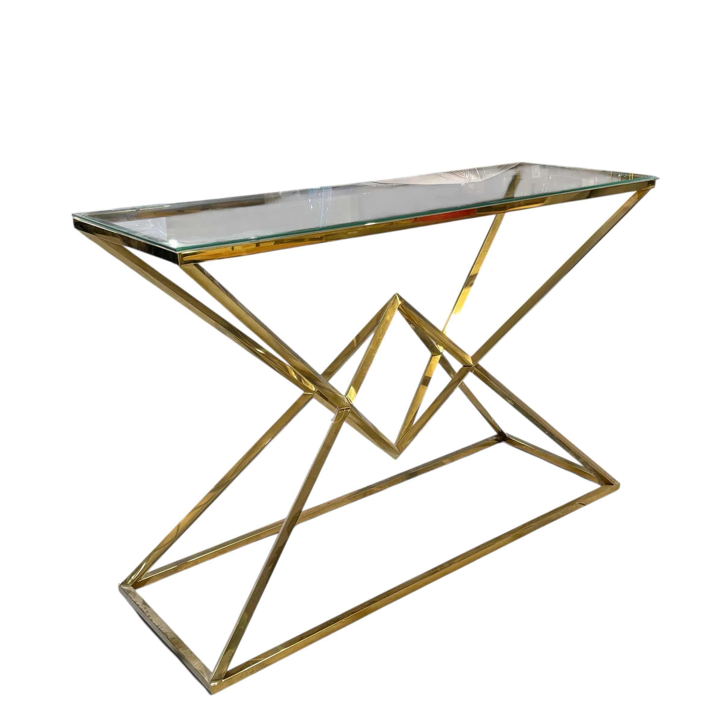 קונסולה מעוצבת דגם פירמידה זהב - חיסול אחרונה במלאי! קונסולה מעוצבת דגם פירמידה זהב - חיסול אחרונה במלאי!