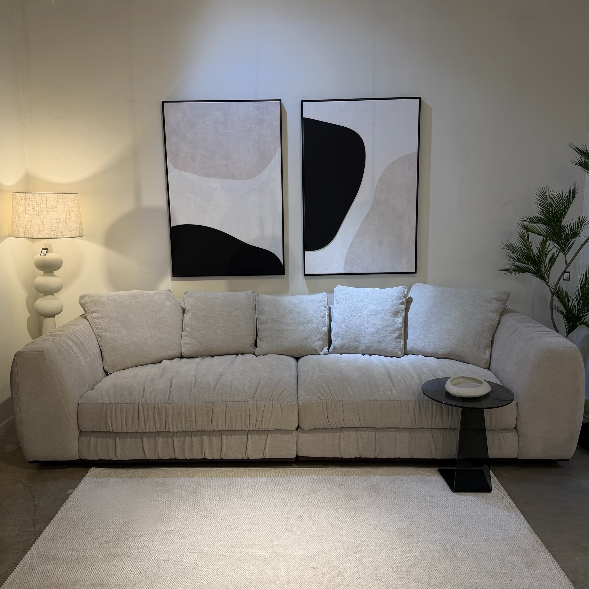 ספה נוצות מפנקת דגם בליס | בעיצוב אישי