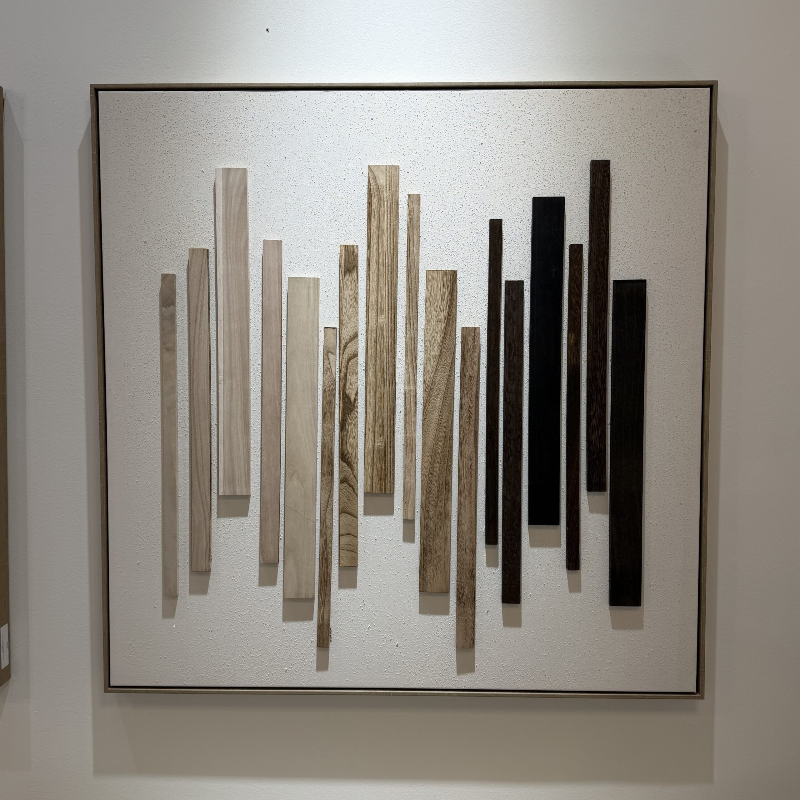 תמונה מעוצבת פסים גווני עץ 100/100 דגם סופיה