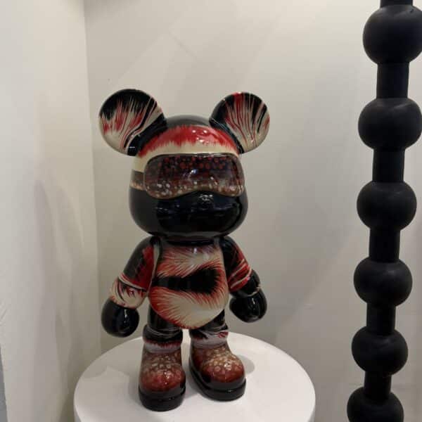 פסל דובי צבעוני גווני אש דגם סופיה | ניתן לבחור מבין גדלים