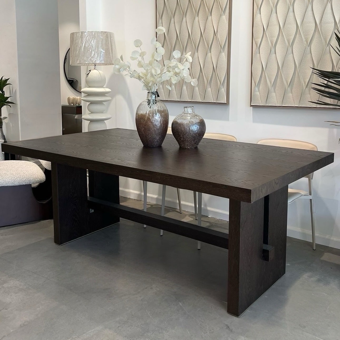 שולחן אוכל מלבני יוקרתי דגם שרלוט | בעיצוב אישי